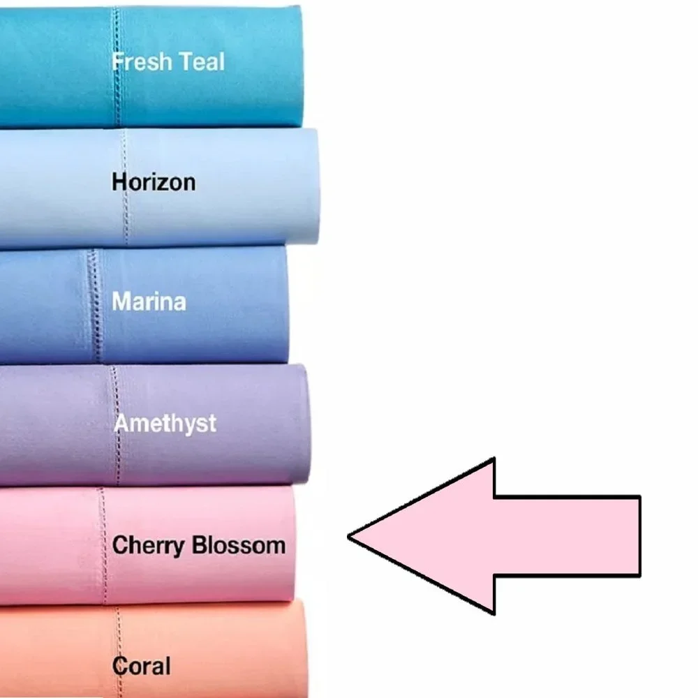 new Charter Club CHERRY BLOSSOM PINK 550 TC 100% Cotton STANDARD Pillowcases